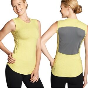 Fabletics Wahoo Top Lemon Lime Athletic Tank